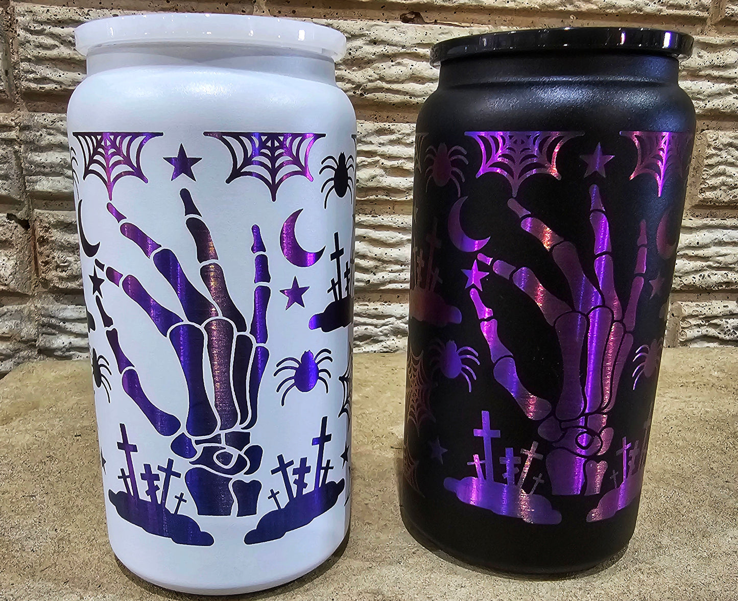 Skeleton Hand Tumbler