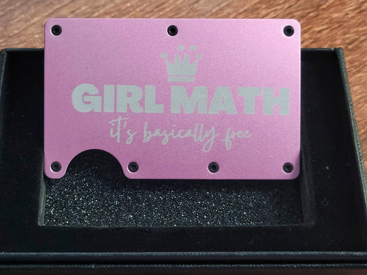 Girl Math Wallet