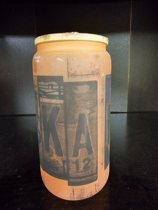 Nebraska Glass Jar