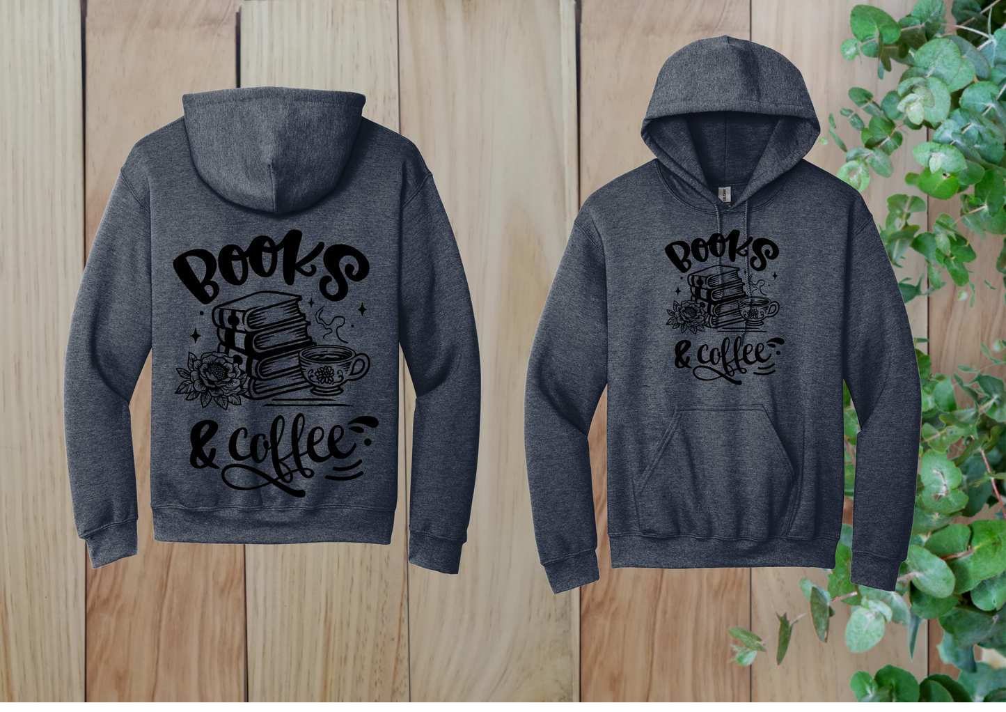 Books & Coffee Hoodie