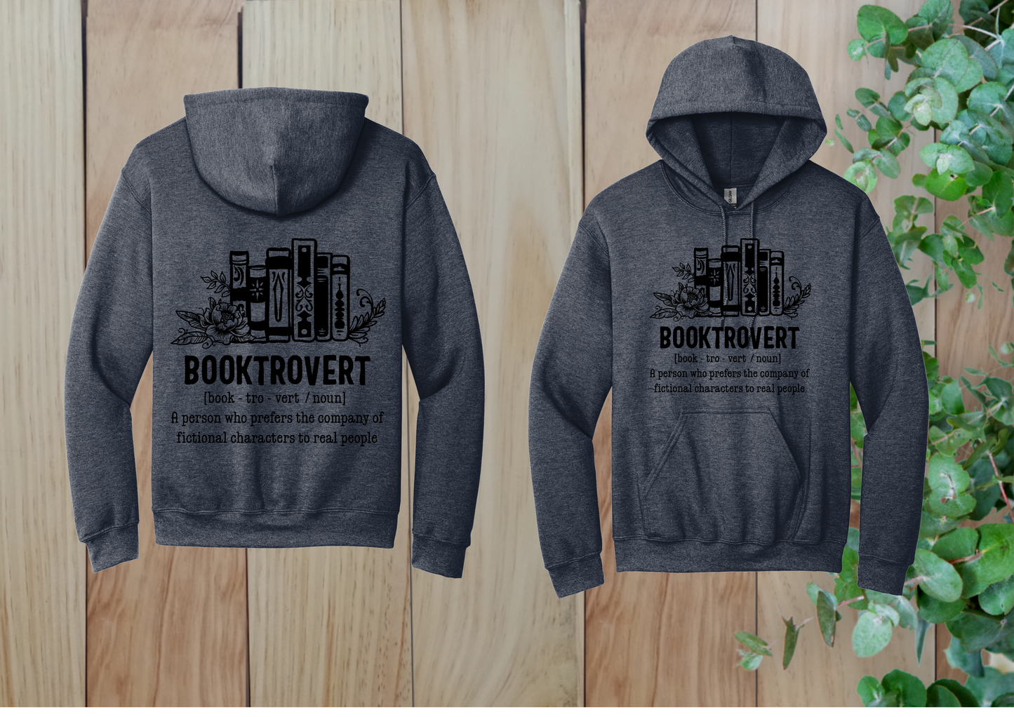 Booktrovert Definition Hoodie