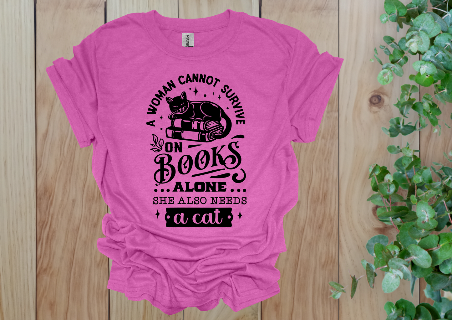 Books & Cats Tee