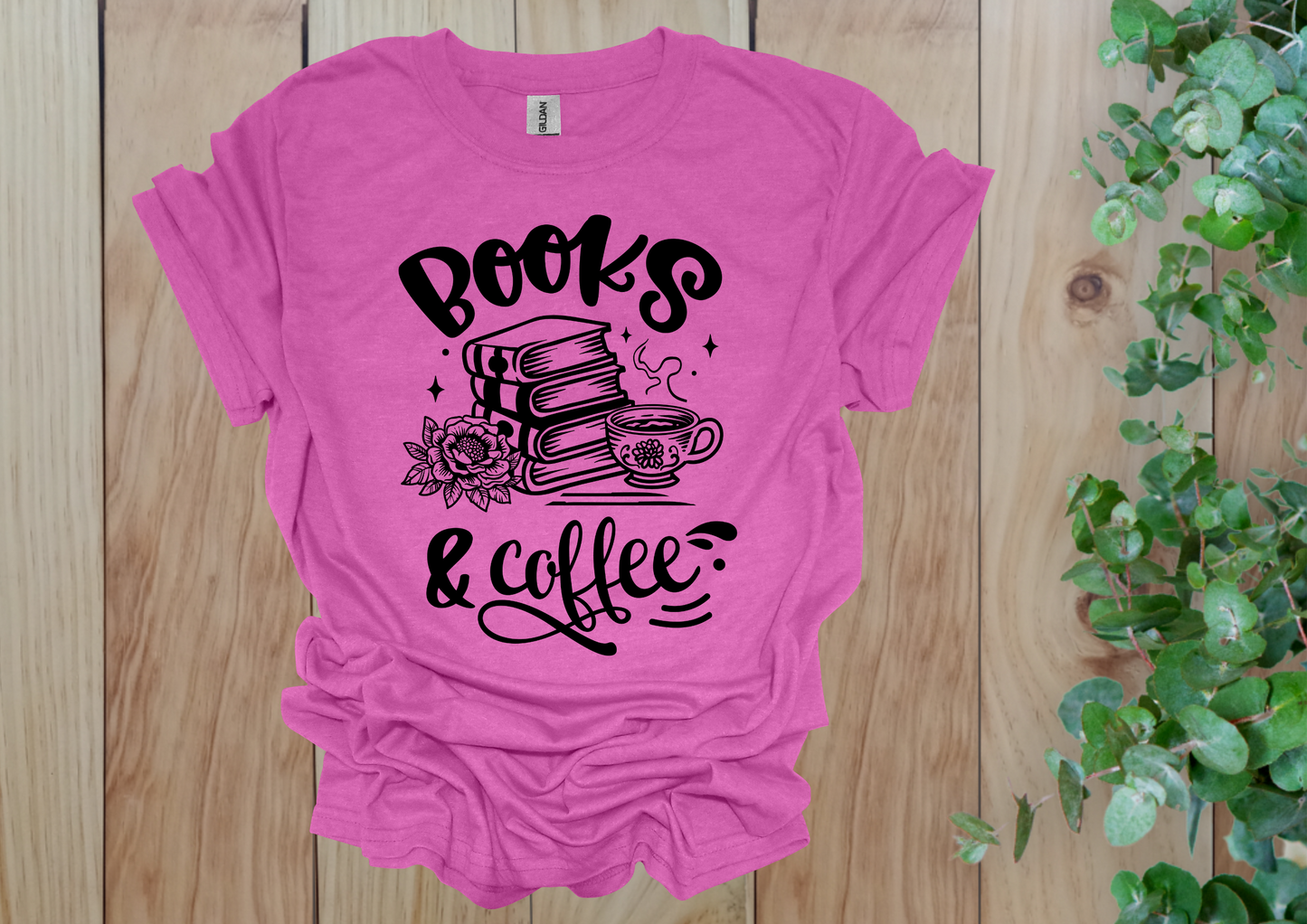 Books & Coffee Tee