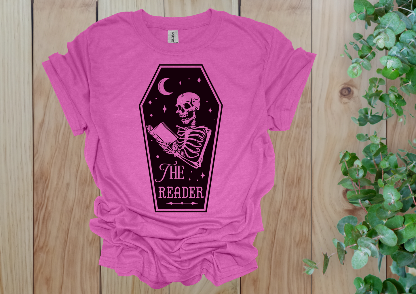 The Reader Skeleton Tee