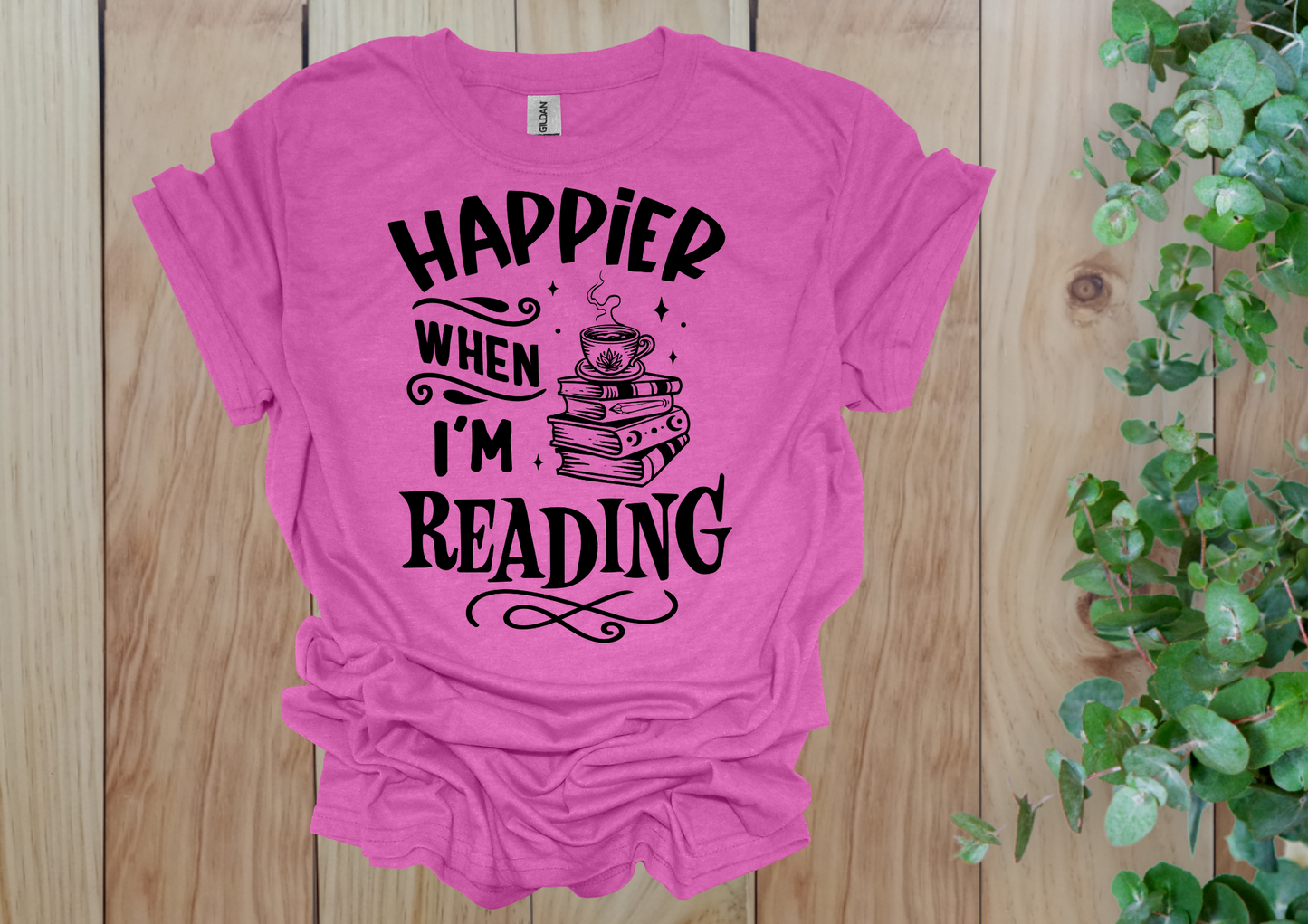 Happier When Reading Tee