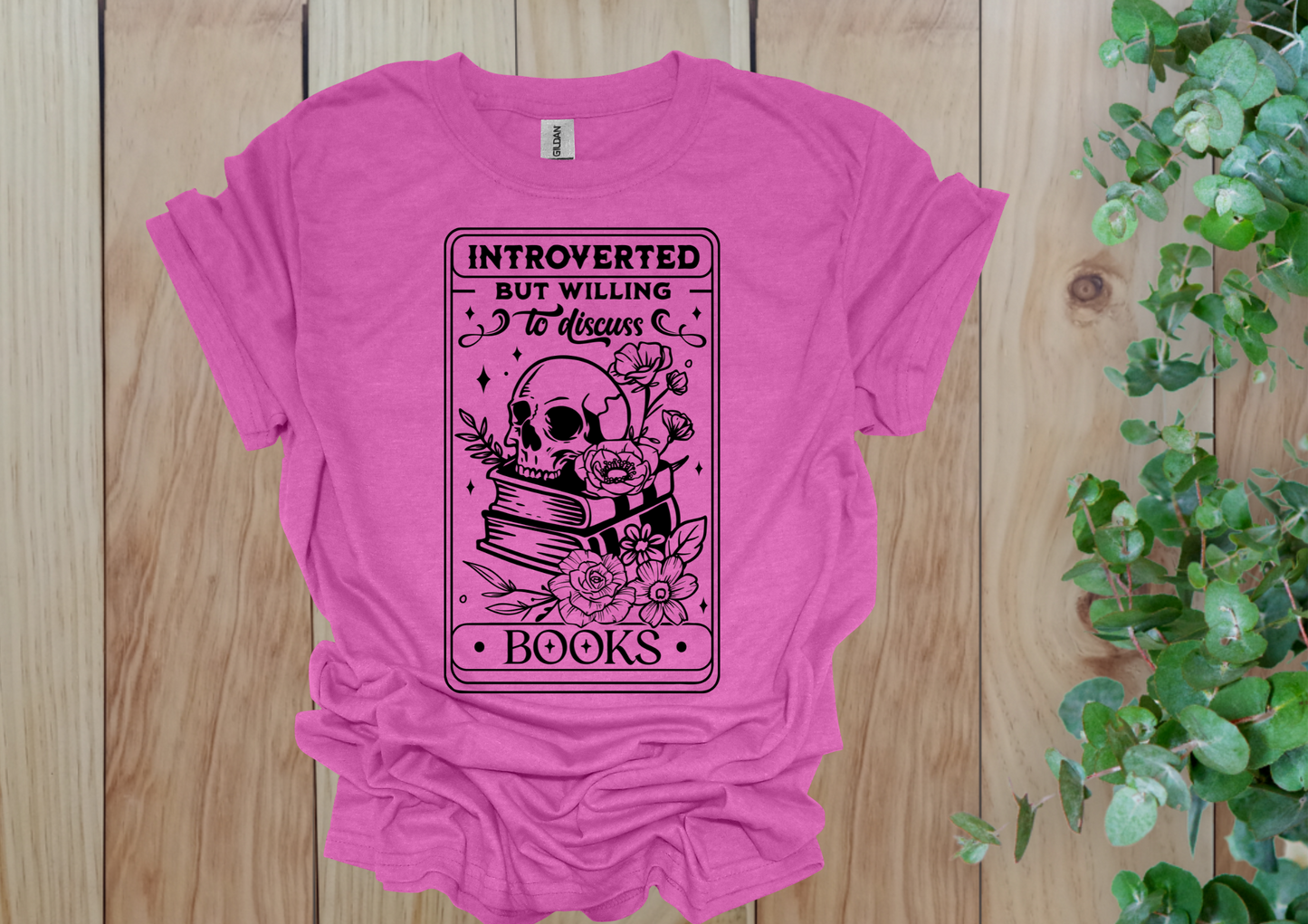 Introverted But Bookish Tee