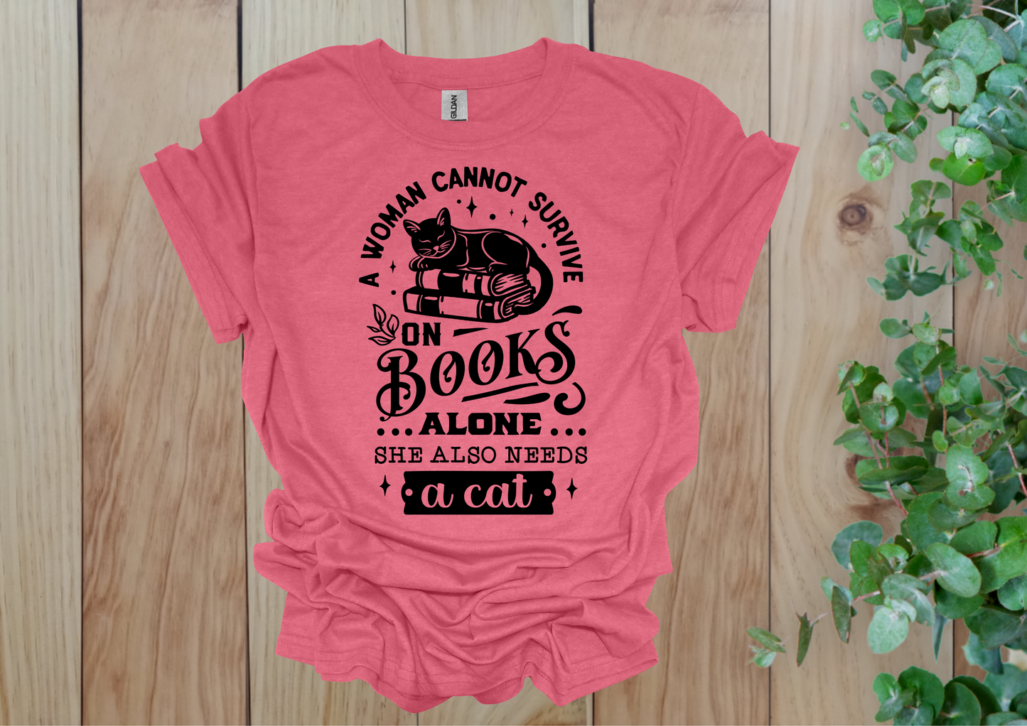 Books & Cats Tee