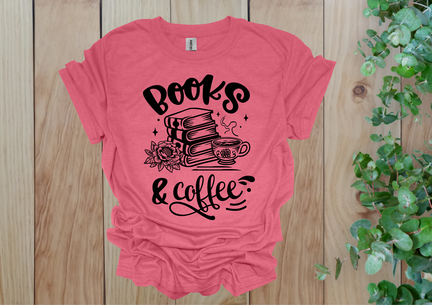 Books & Coffee Tee