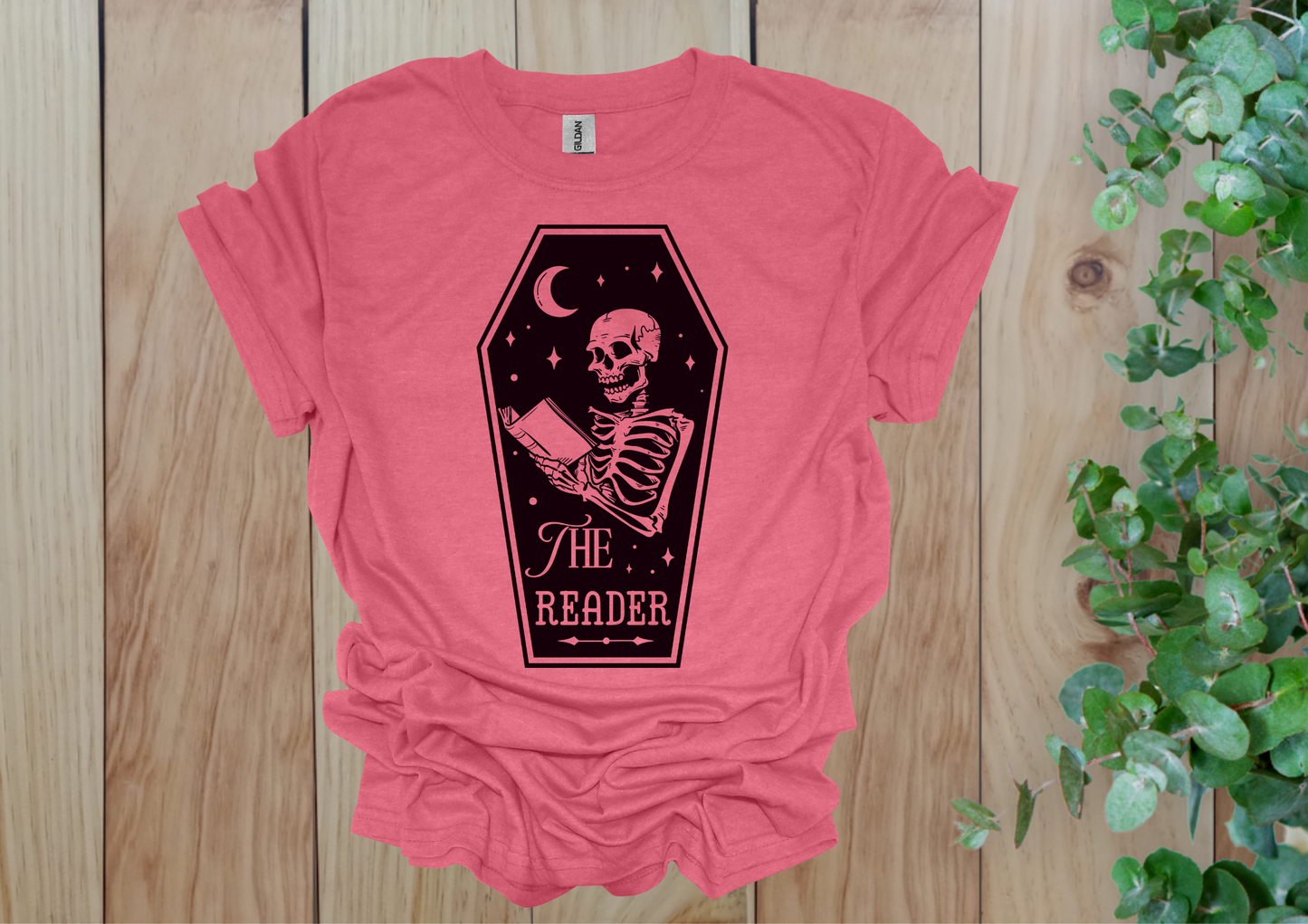 The Reader Skeleton Tee