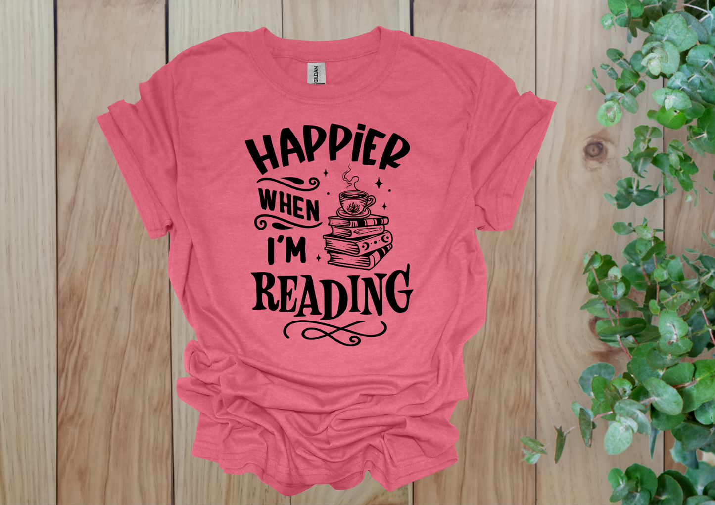 Happier When Reading Tee