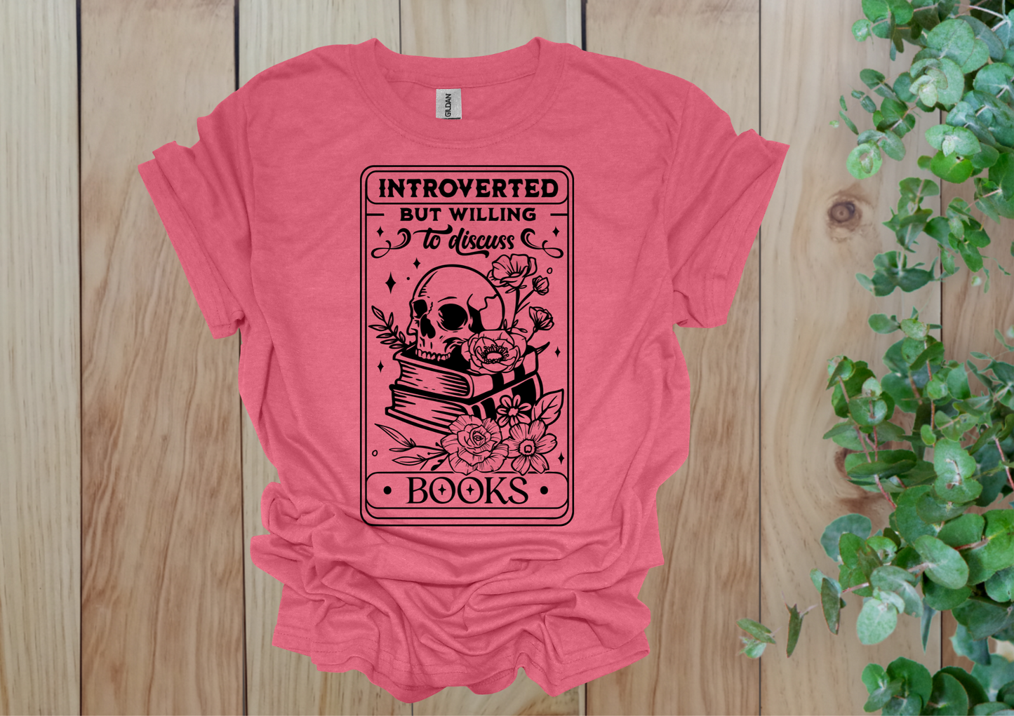 Introverted But Bookish Tee