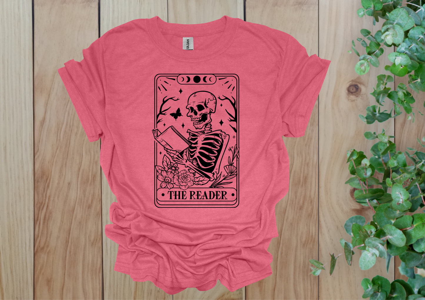 The Reader Tarot Skeleton Tee