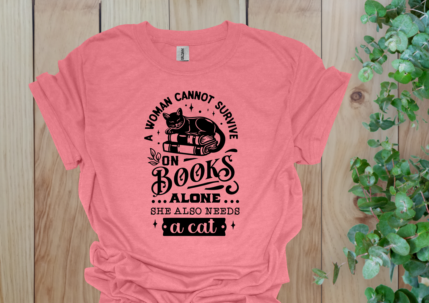 Books & Cats Tee