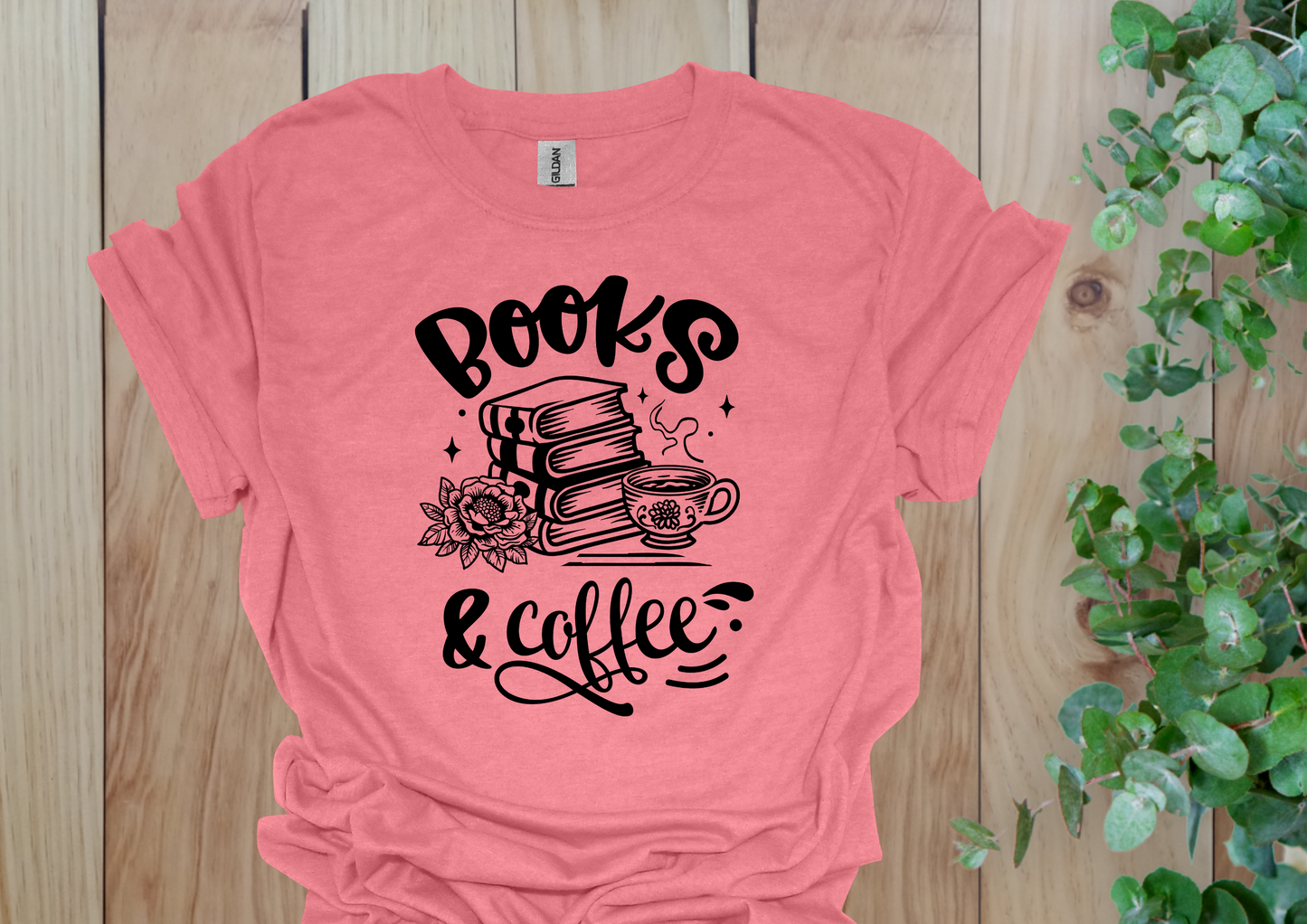 Books & Coffee Tee