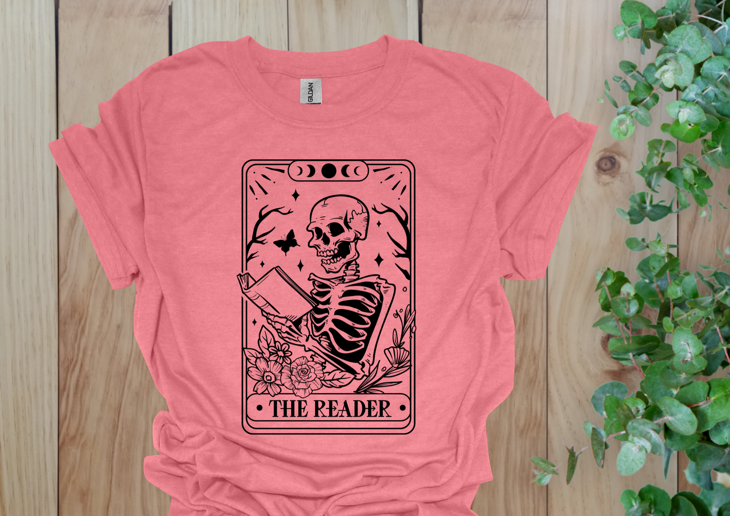 The Reader Tarot Skeleton Tee