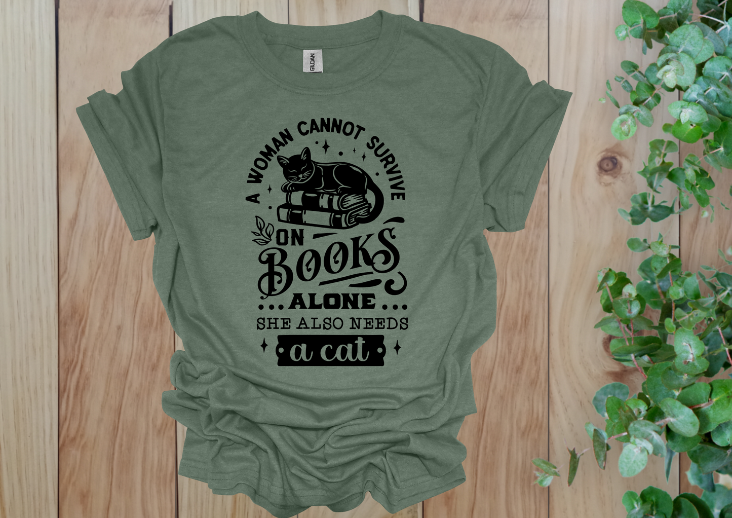 Books & Cats Tee