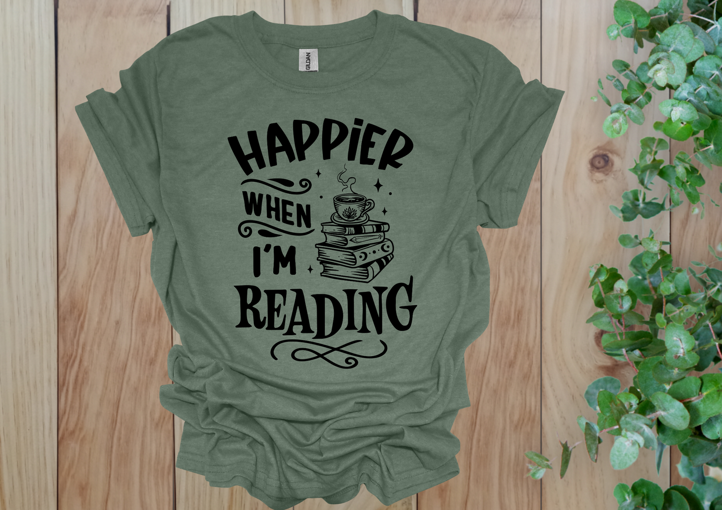 Happier When Reading Tee