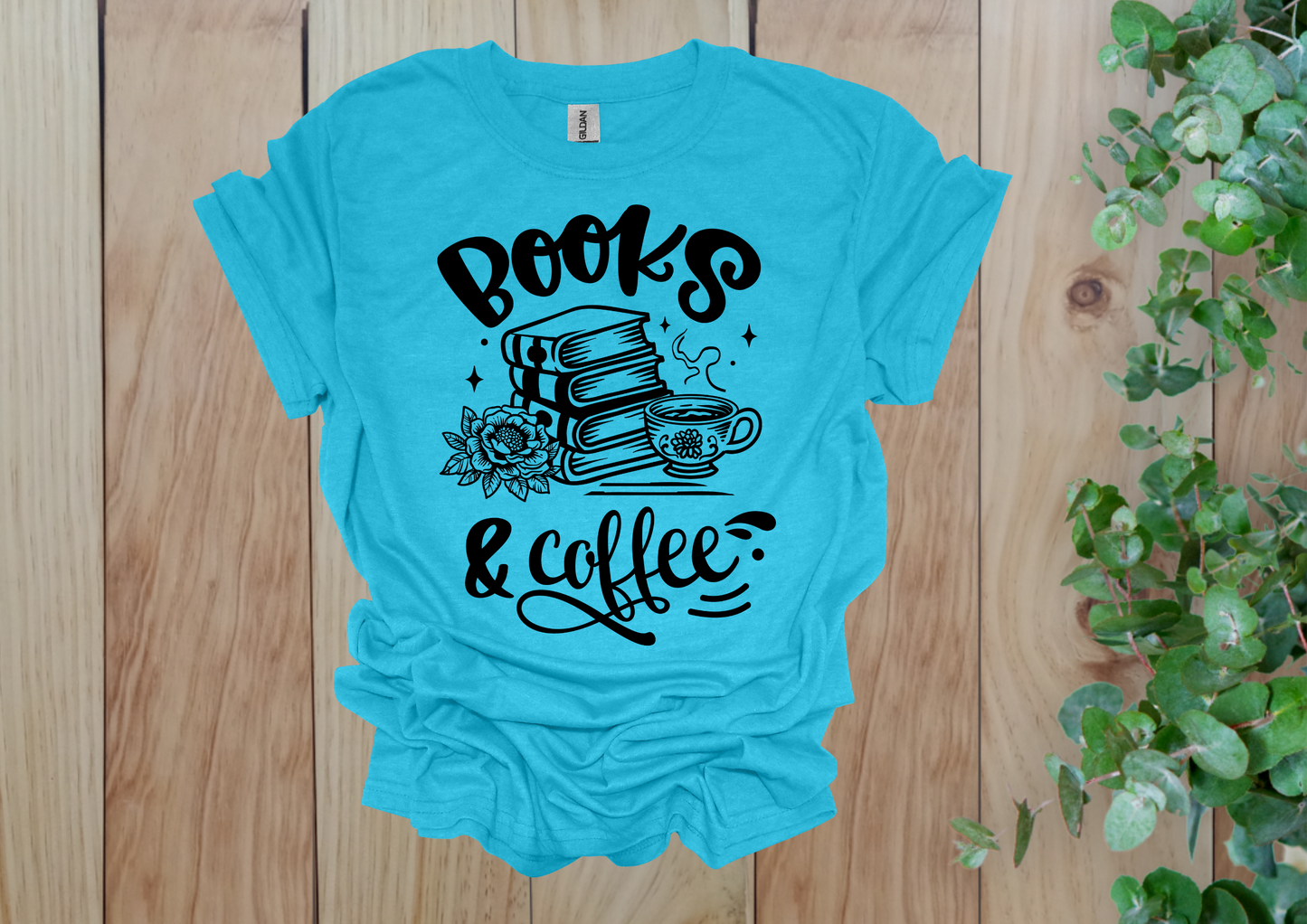 Books & Coffee Tee