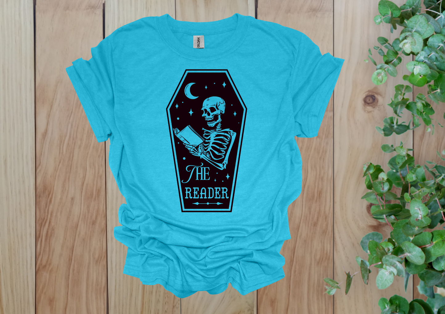 The Reader Skeleton Tee