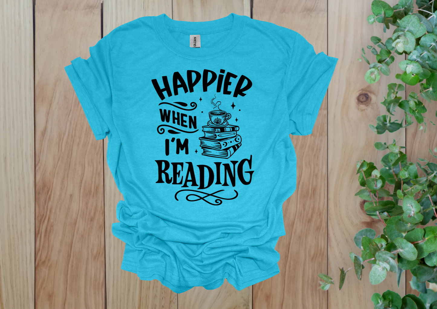 Happier When Reading Tee