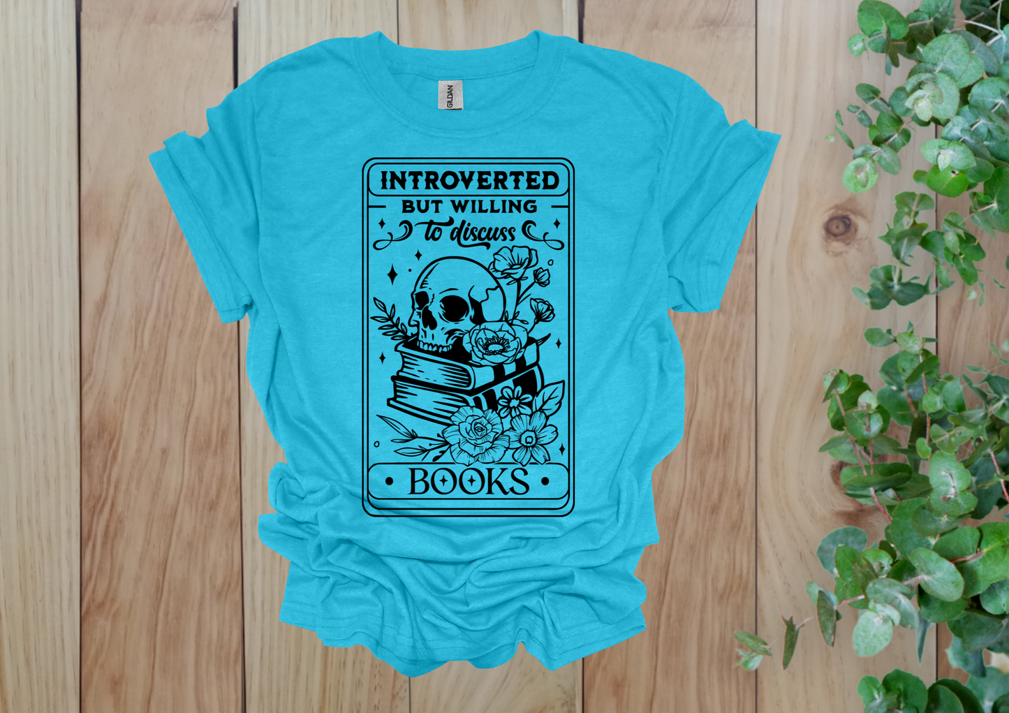 Introverted But Bookish Tee