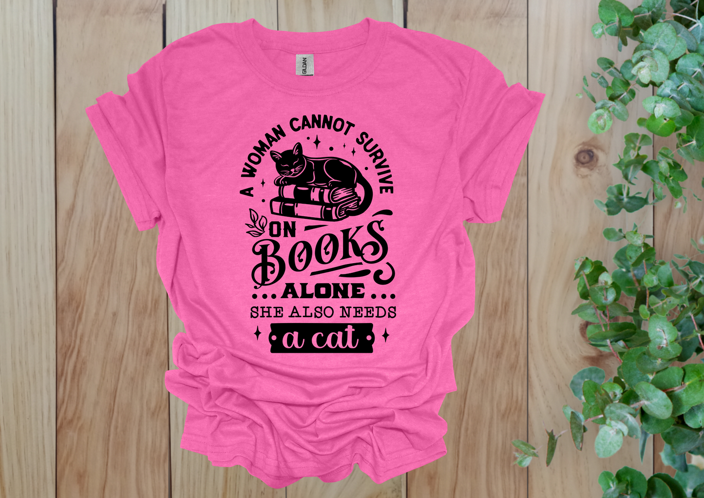 Books & Cats Tee