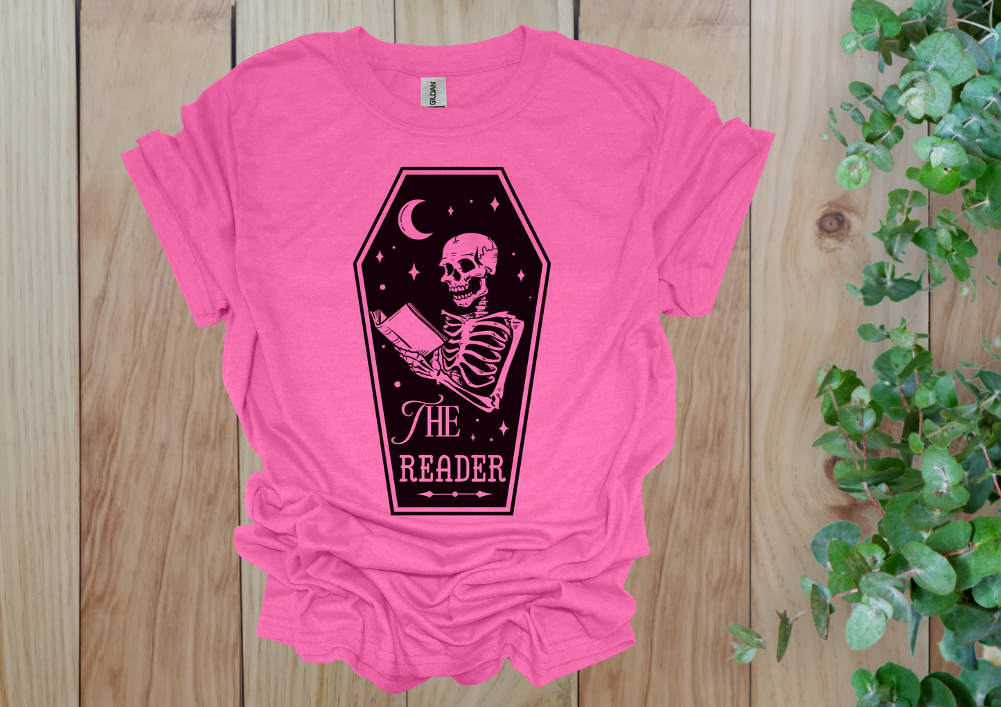 The Reader Skeleton Tee