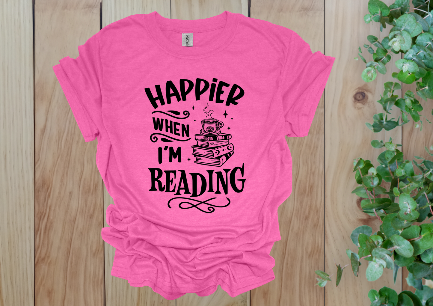 Happier When Reading Tee