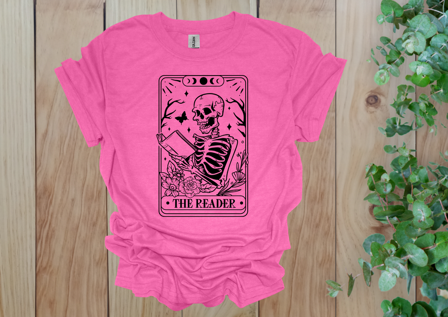 The Reader Tarot Skeleton Tee