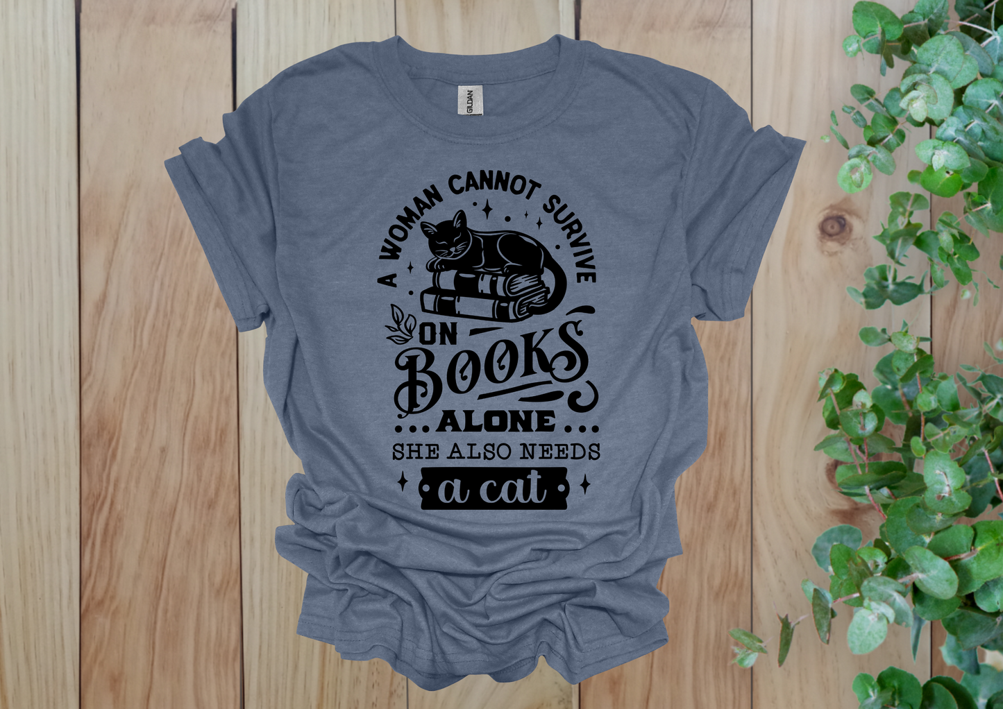 Books & Cats Tee