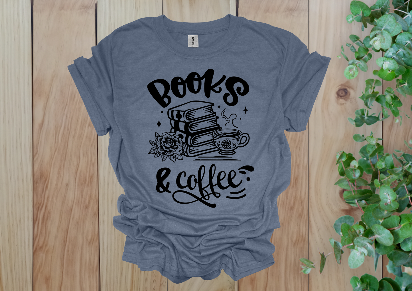 Books & Coffee Tee