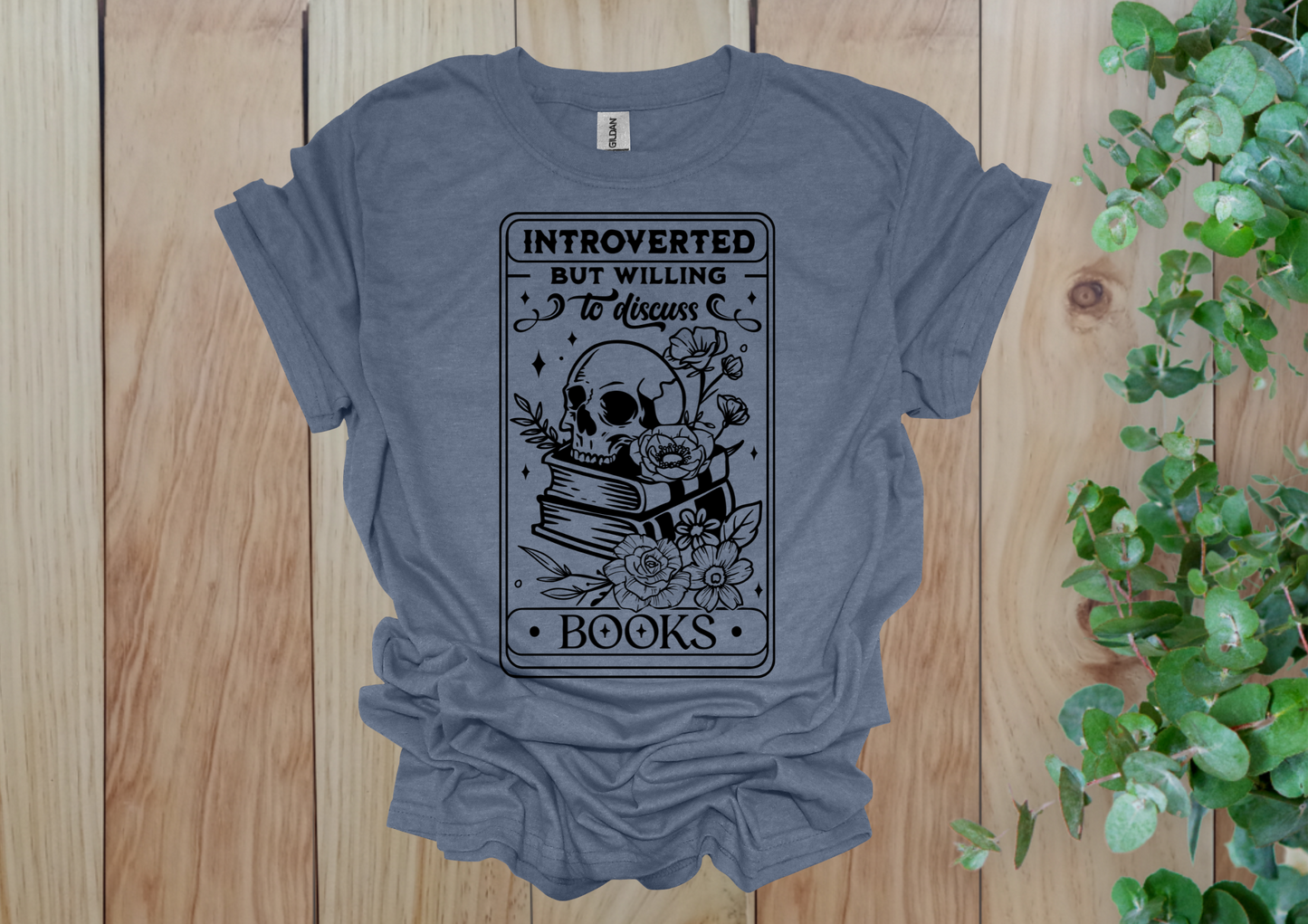 Introverted But Bookish Tee