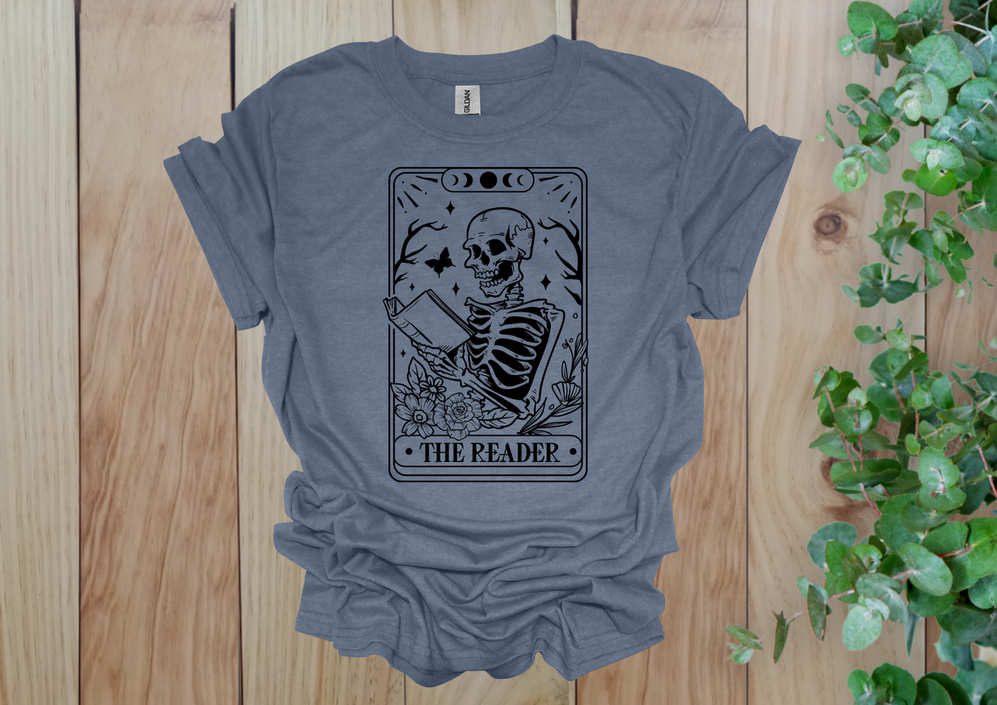 The Reader Tarot Skeleton Tee