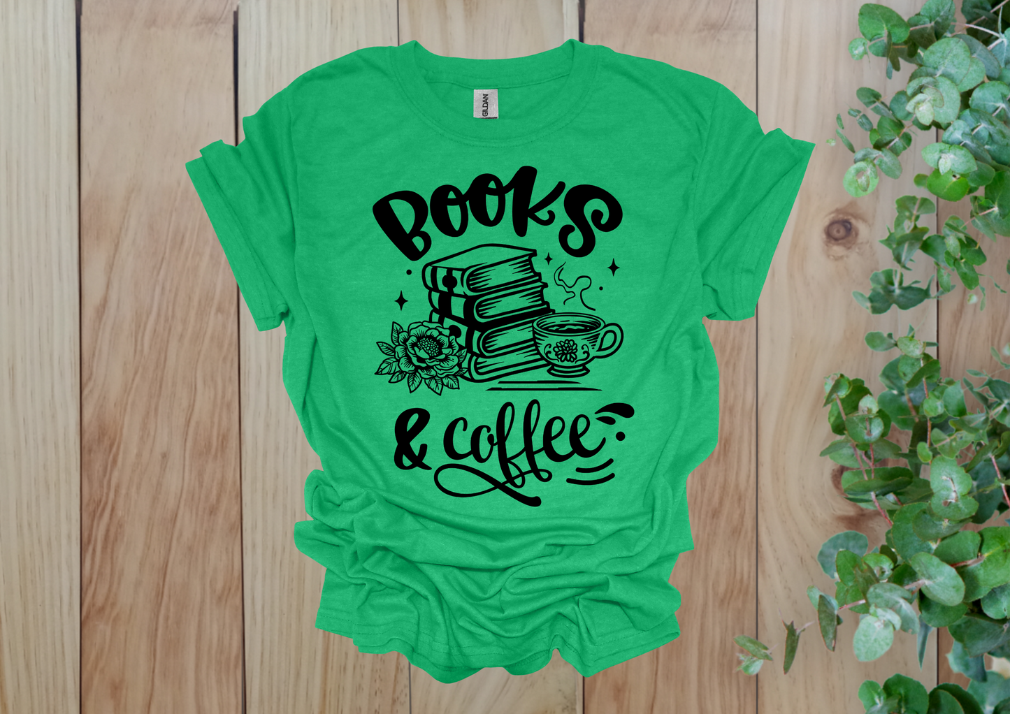 Books & Coffee Tee