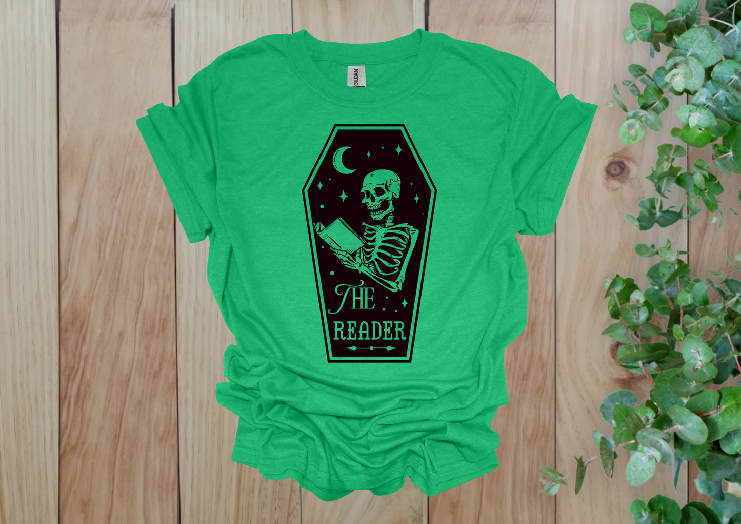 The Reader Skeleton Tee