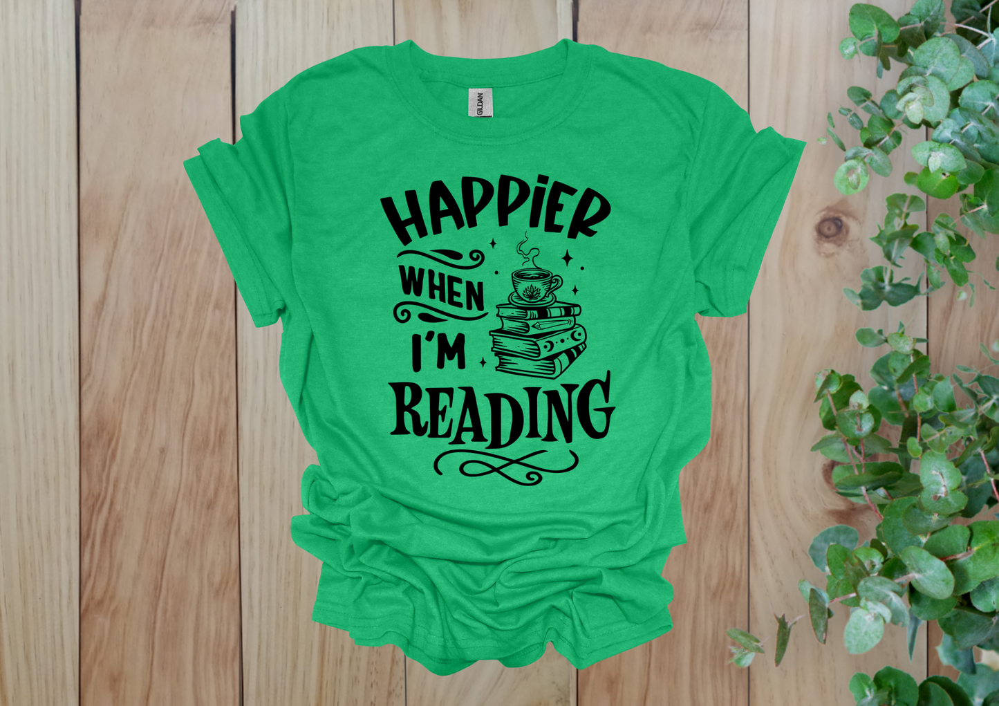 Happier When Reading Tee