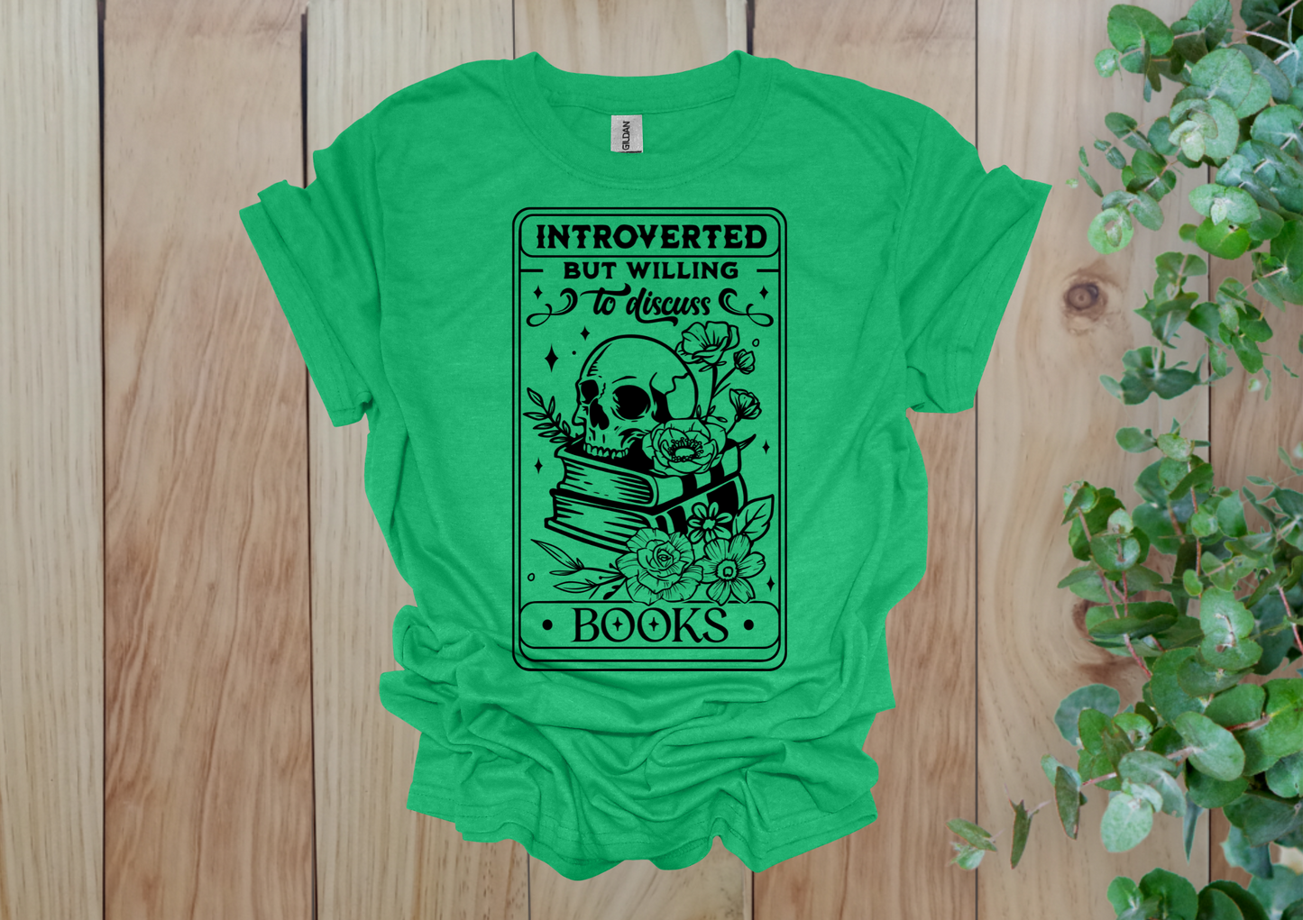 Introverted But Bookish Tee