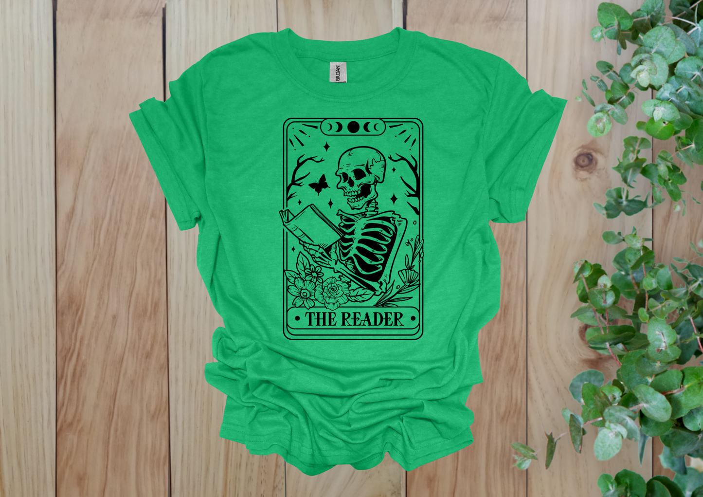 The Reader Tarot Skeleton Tee