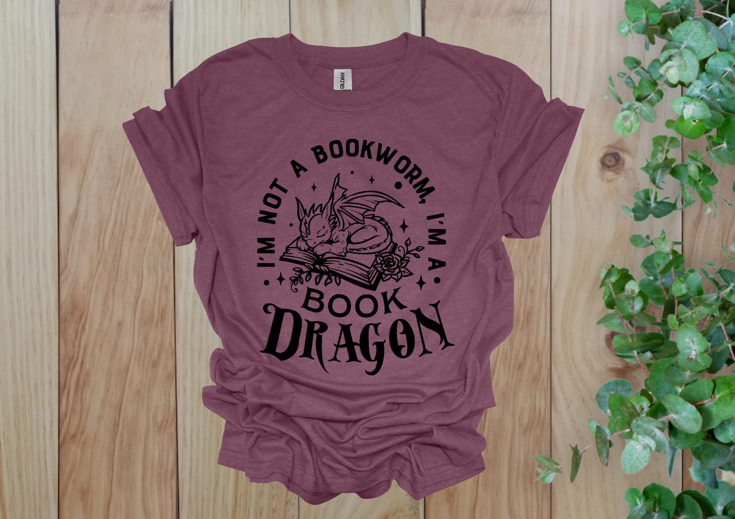 Cute Book Dragon Tee