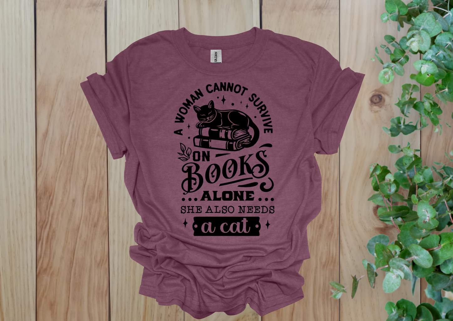 Books & Cats Tee