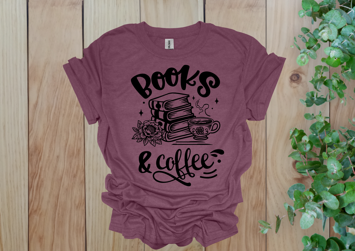 Books & Coffee Tee