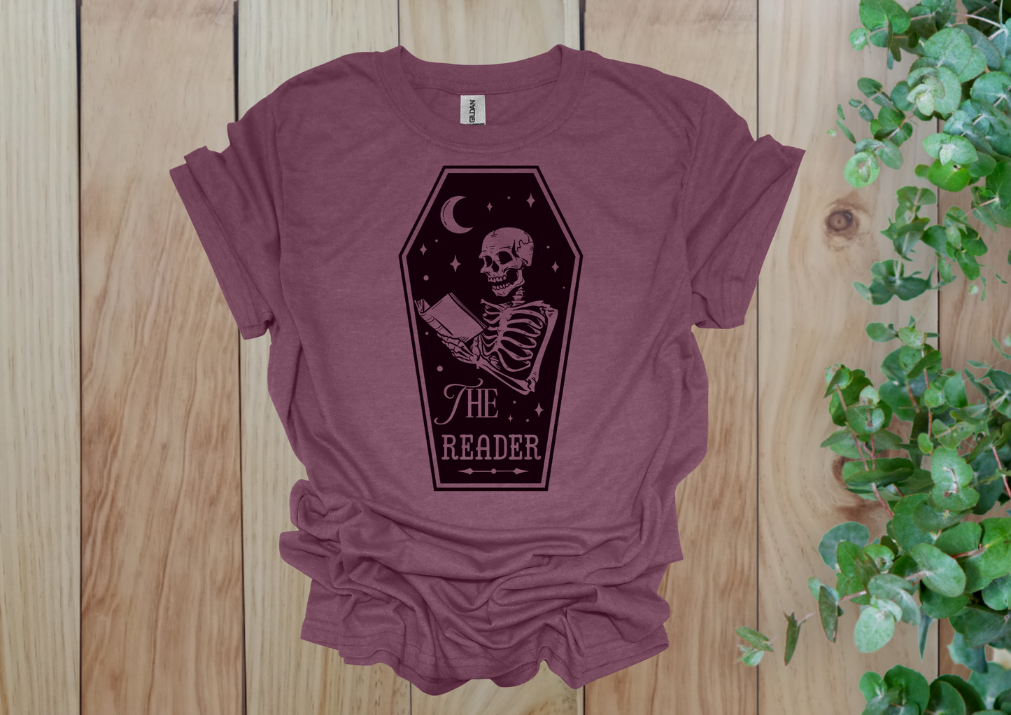 The Reader Skeleton Tee