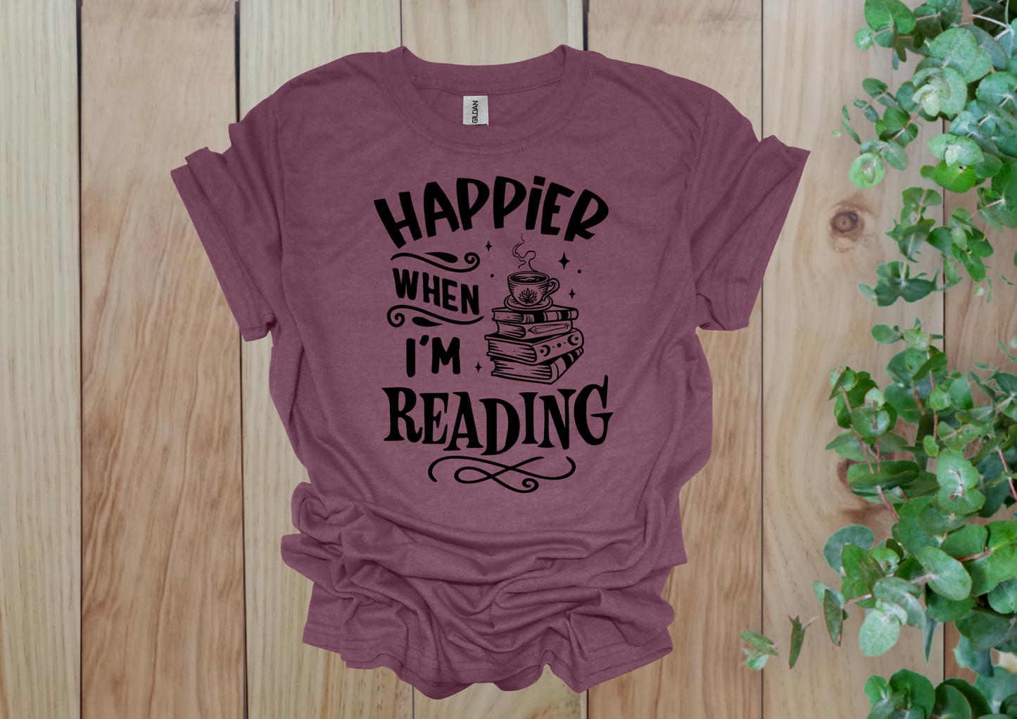 Happier When Reading Tee