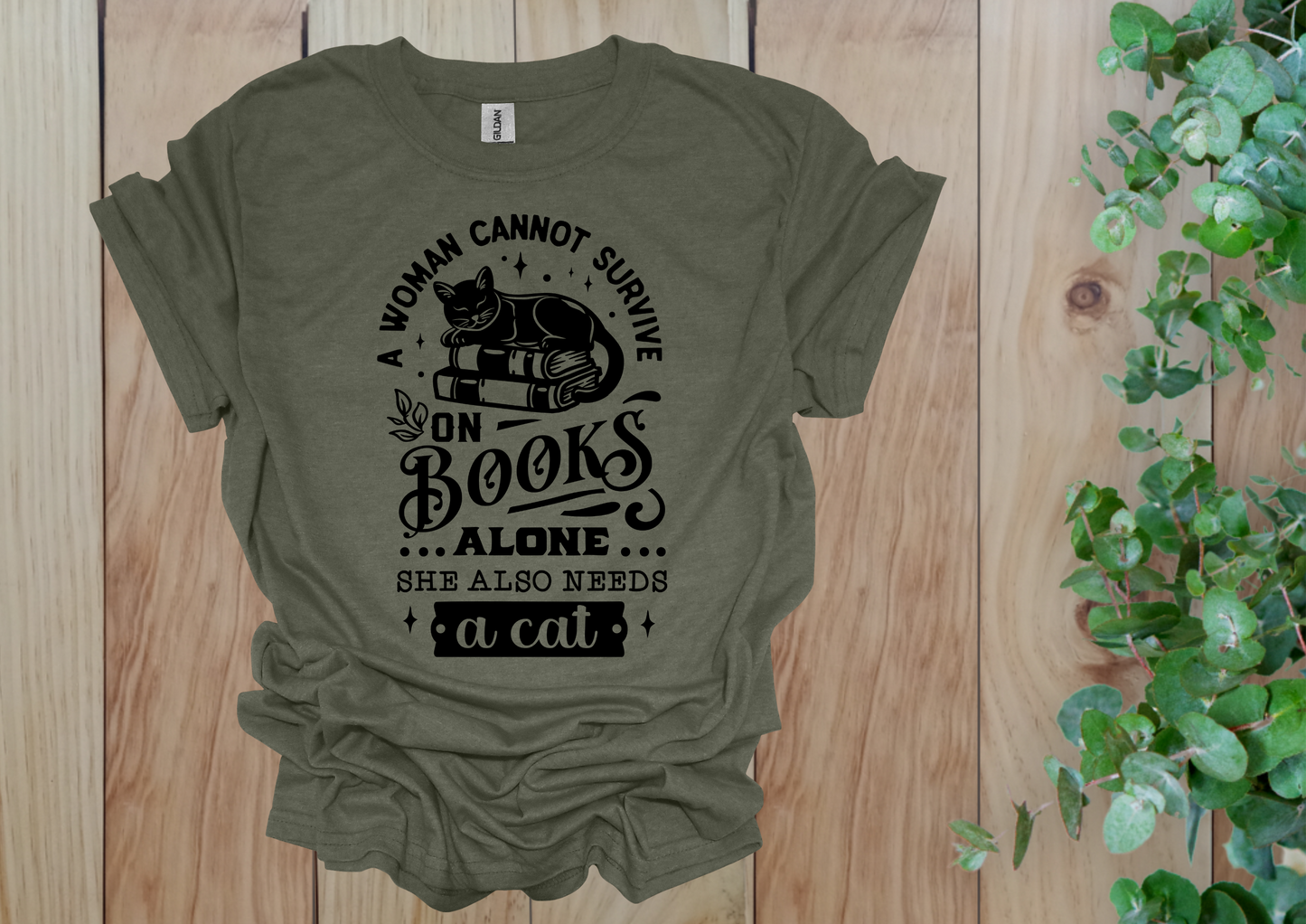 Books & Cats Tee