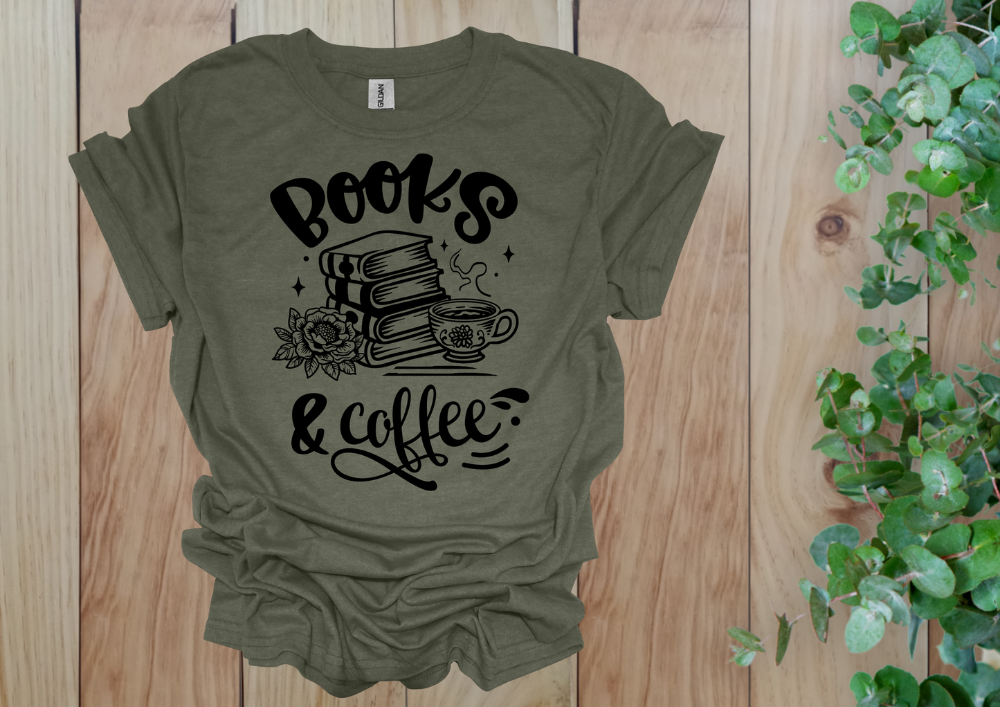 Books & Coffee Tee