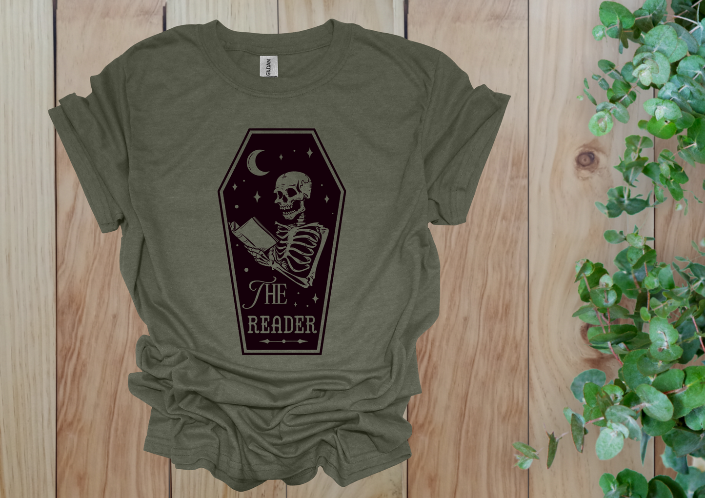 The Reader Skeleton Tee