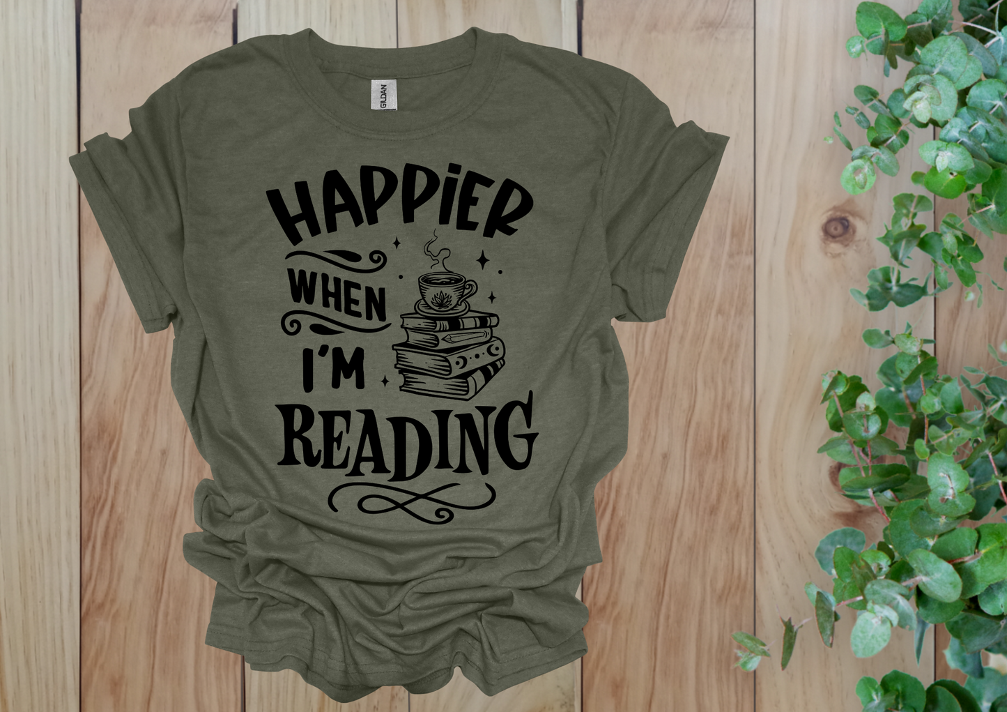 Happier When Reading Tee