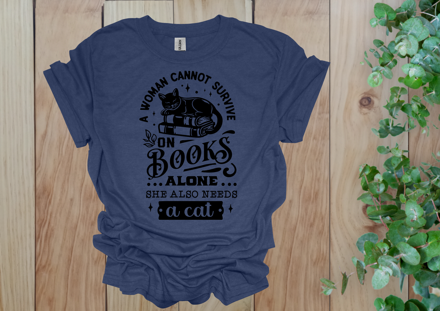 Books & Cats Tee