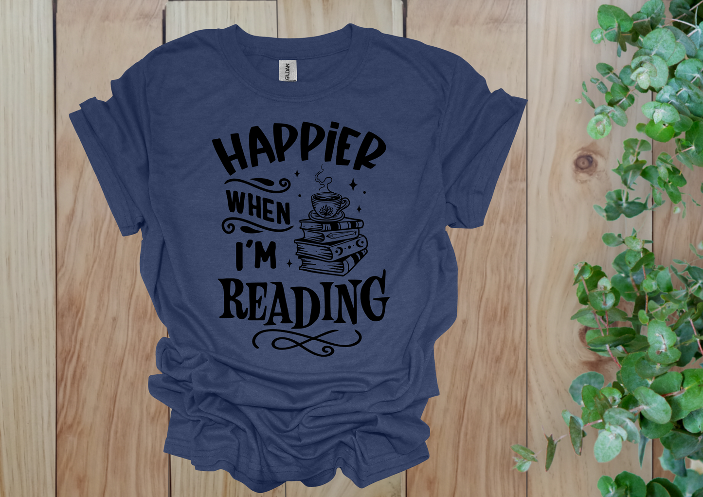 Happier When Reading Tee