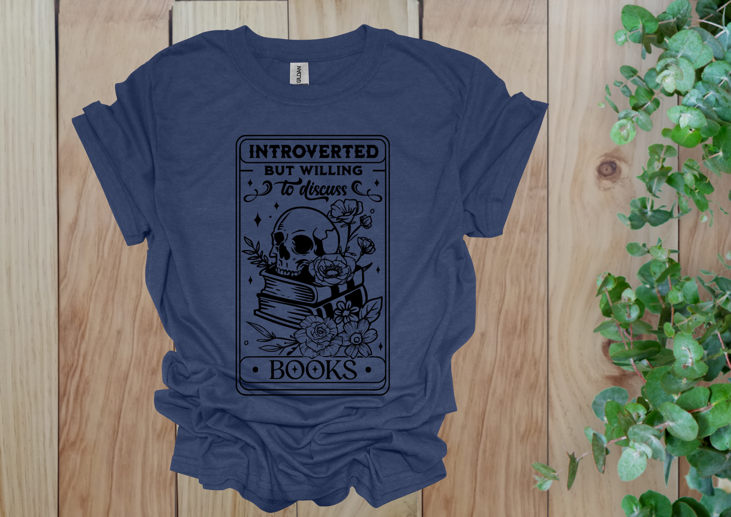 Introverted But Bookish Tee